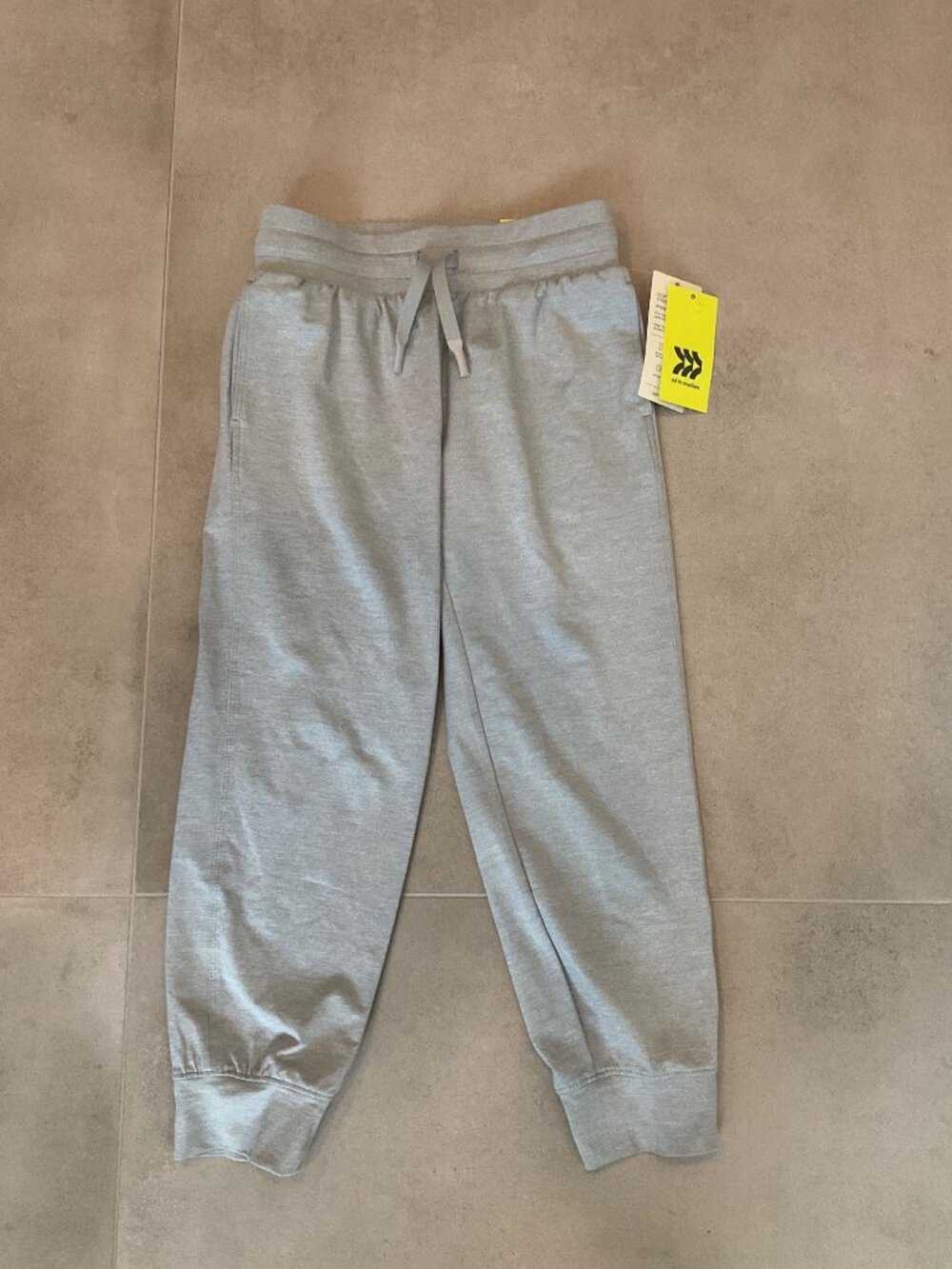 All in Motion size XS (4/5) Boy's Soft Stretch Jogger Pants Gray New